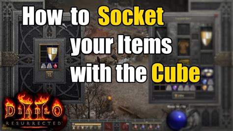 d2r adding sockets with cube.